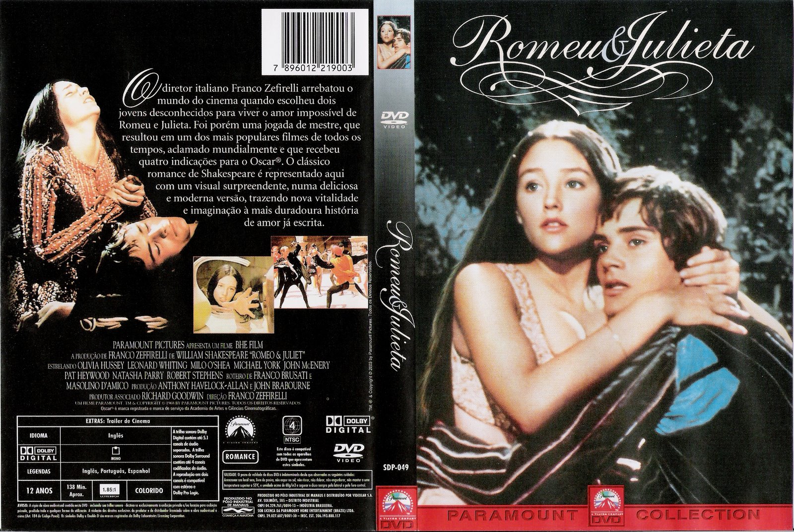 Ромео и Джульетта фильм 1968 обложка